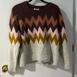 Madewell retro fair isle winter sweater